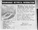 Karangahake Historical Information Sign